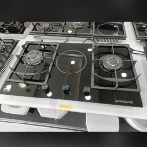 2 Burner + 1 Hot Plate Built-in Cooker