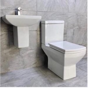 England Marble-Design Wc Toilet Wash Basin set