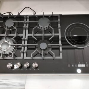 4 Burner + 1 Side Hot Plate Built-in Cooker