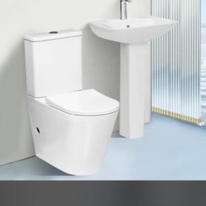 Executive wc set with the basin