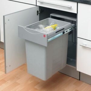 Original Big Double Dustbin Built in Cabinet kitchen Wastebin